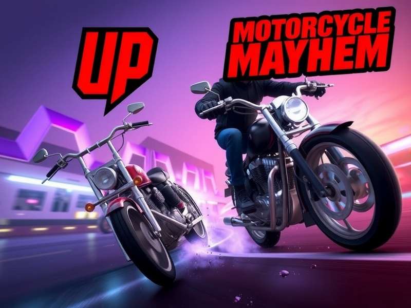 UP Motorcycle Mayhem Game Cover